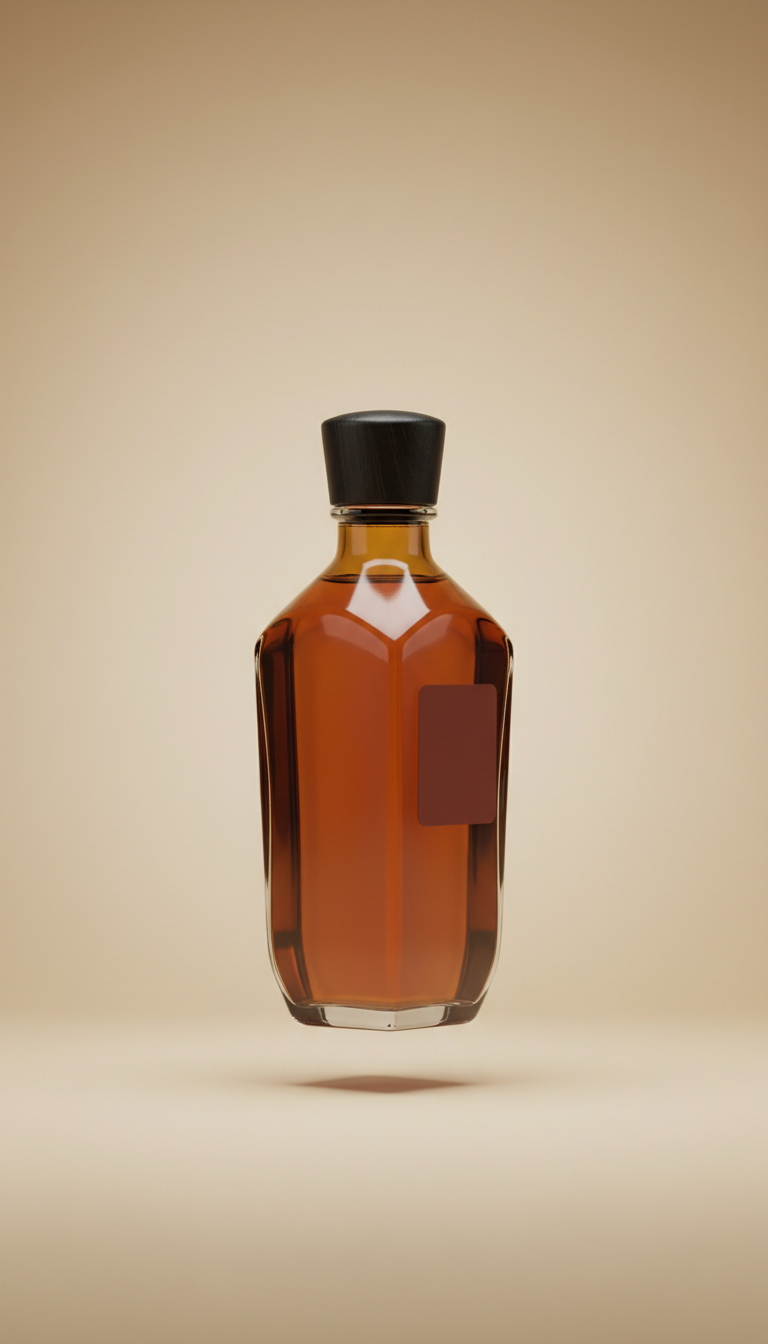 Huile d'argan pure en flacon verre soufflé artisanal, cadeau beauté naturel luxueux
